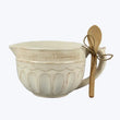 Ceramic Mixing Bowl W/Spoon (Sku#: 17694)