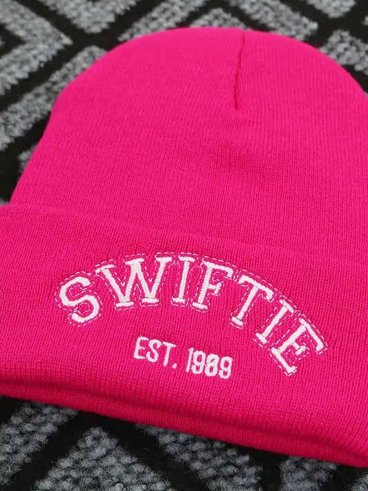 Swiftie Embroidered Knitted Beanie Taylor Swift Knitted Hat