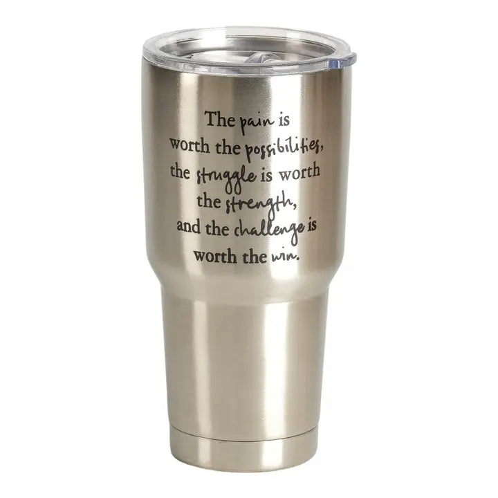 His Football Stainless Steel Tumbler 30 oz