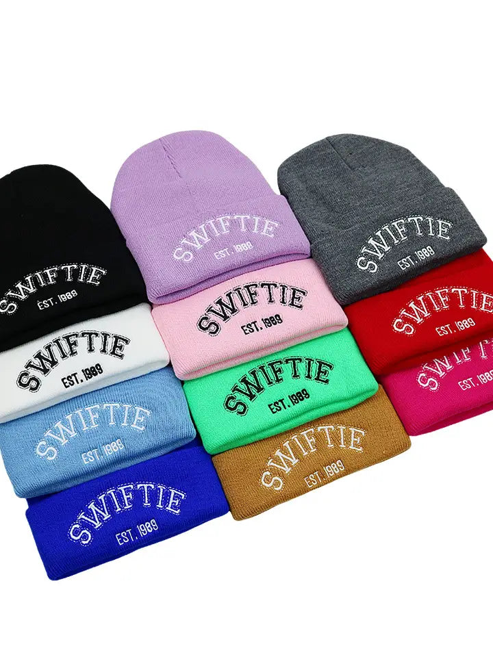 Swiftie Embroidered Knitted Beanie Taylor Swift Knitted Hat