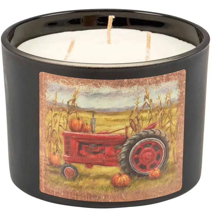 Candle-Fall Tractor Candle