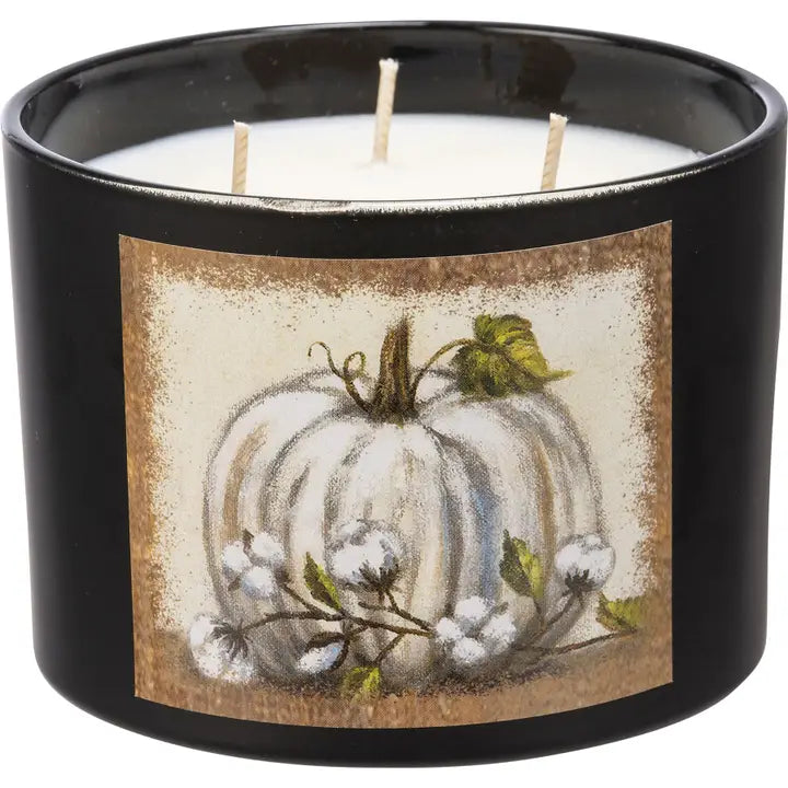 Candle-White Pumpkin Candle