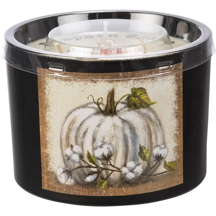 Candle-White Pumpkin Candle