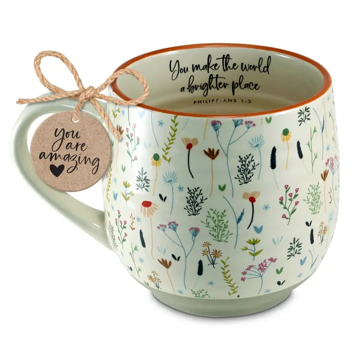 Lcp Coffee Mug Make the World Vintage Floral