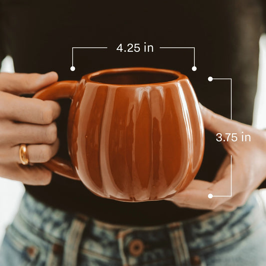 Pumpkin Mug - Burnt Orange