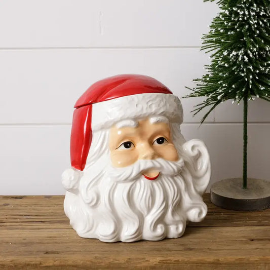 Classic Santa Cookie Jar (Pc)