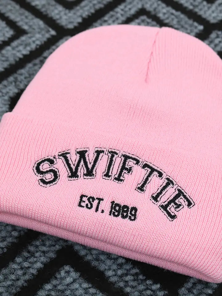 Swiftie Embroidered Knitted Beanie Taylor Swift Knitted Hat